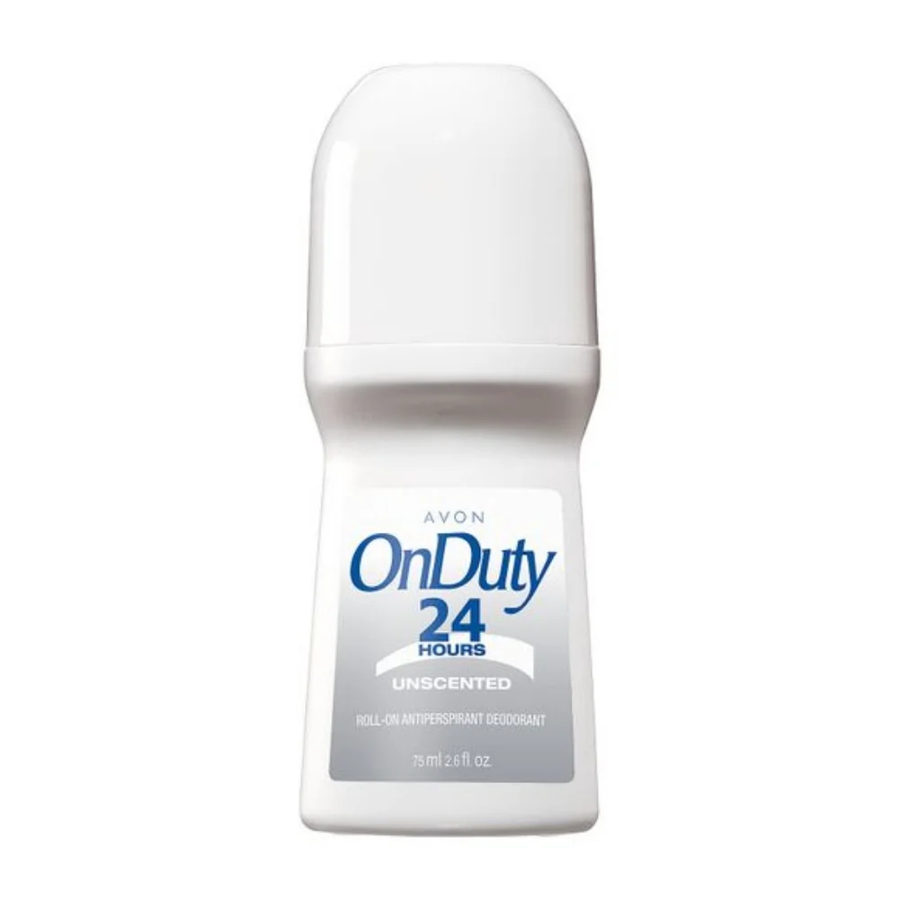Avon On Duty Unscented Roll-On Antiperspirant Deodorant